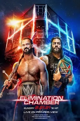 WWE Elimination Chamber 2021 PPV poster