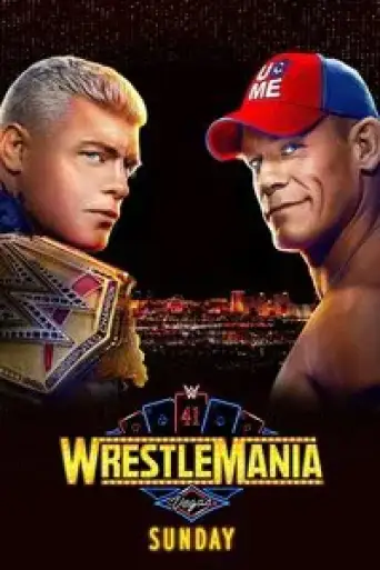 WWE WrestleMania 41: Sunday (2025) poster