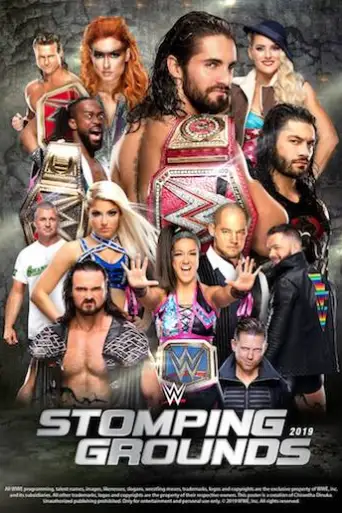 WWE Stomping Grounds 2019 PPV poster